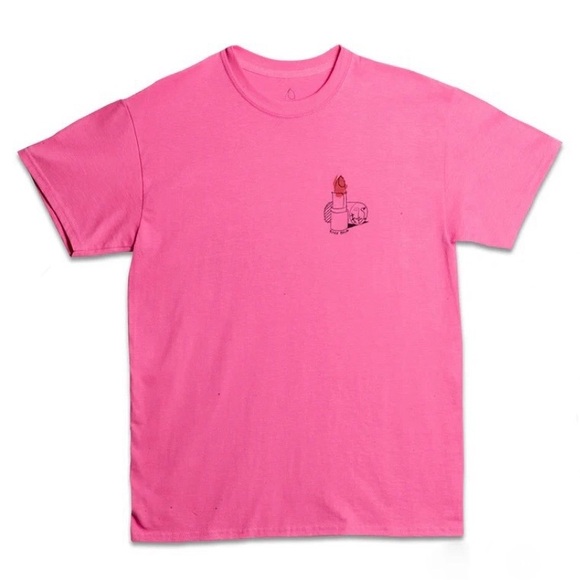 VIOLETTE_FR | Pink ‘Bisou Balm’ Tee - Picture 2 of 8